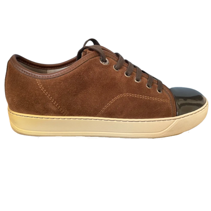 Lanvin Cap Toe Sneakers (Brown)