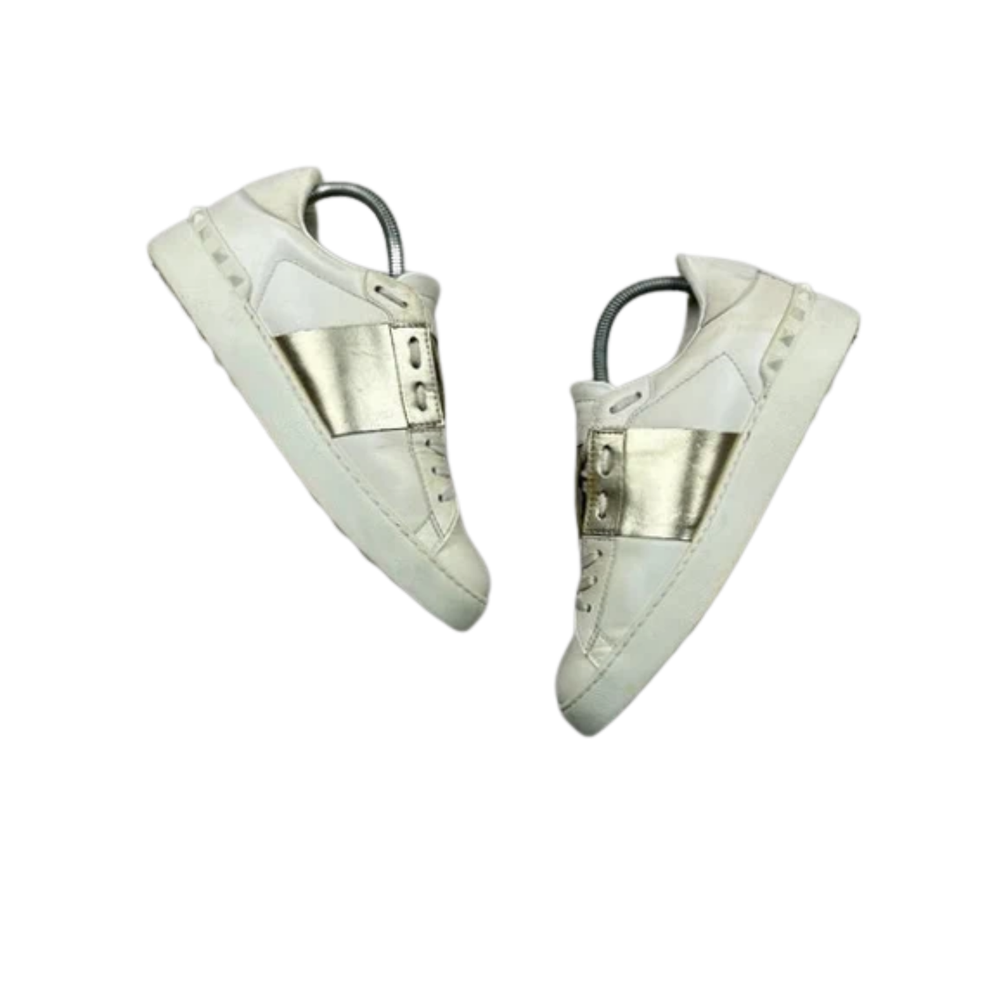 Valentino Open Sneakers (Gold) (Womens)