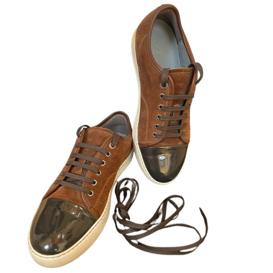 Lanvin Cap Toe Sneakers (Brown)