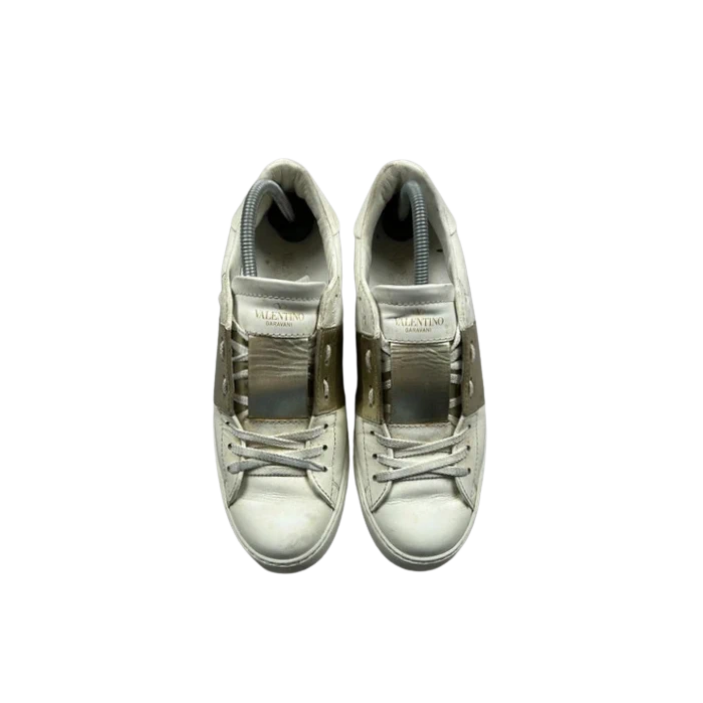 Valentino Open Sneakers (Gold) (Womens)