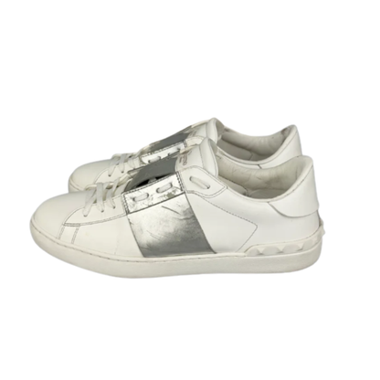 Valentino Garavani Open Sneakers (White silver)