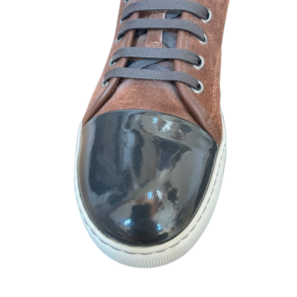 Lanvin Cap Toe Sneakers (Brown)