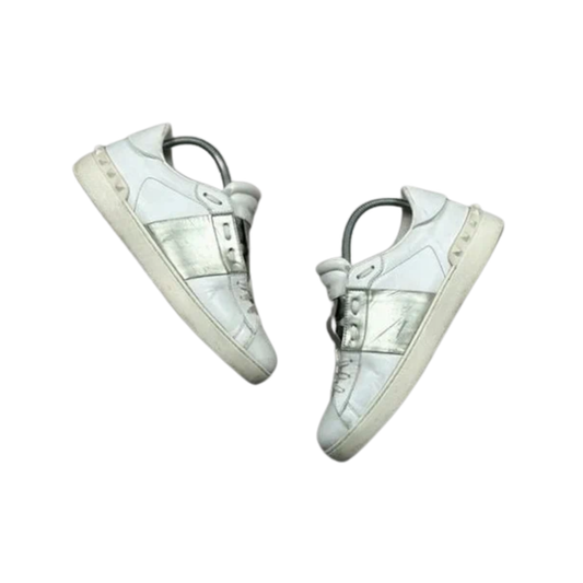 Valentino Garavani Open Sneakers (White silver)