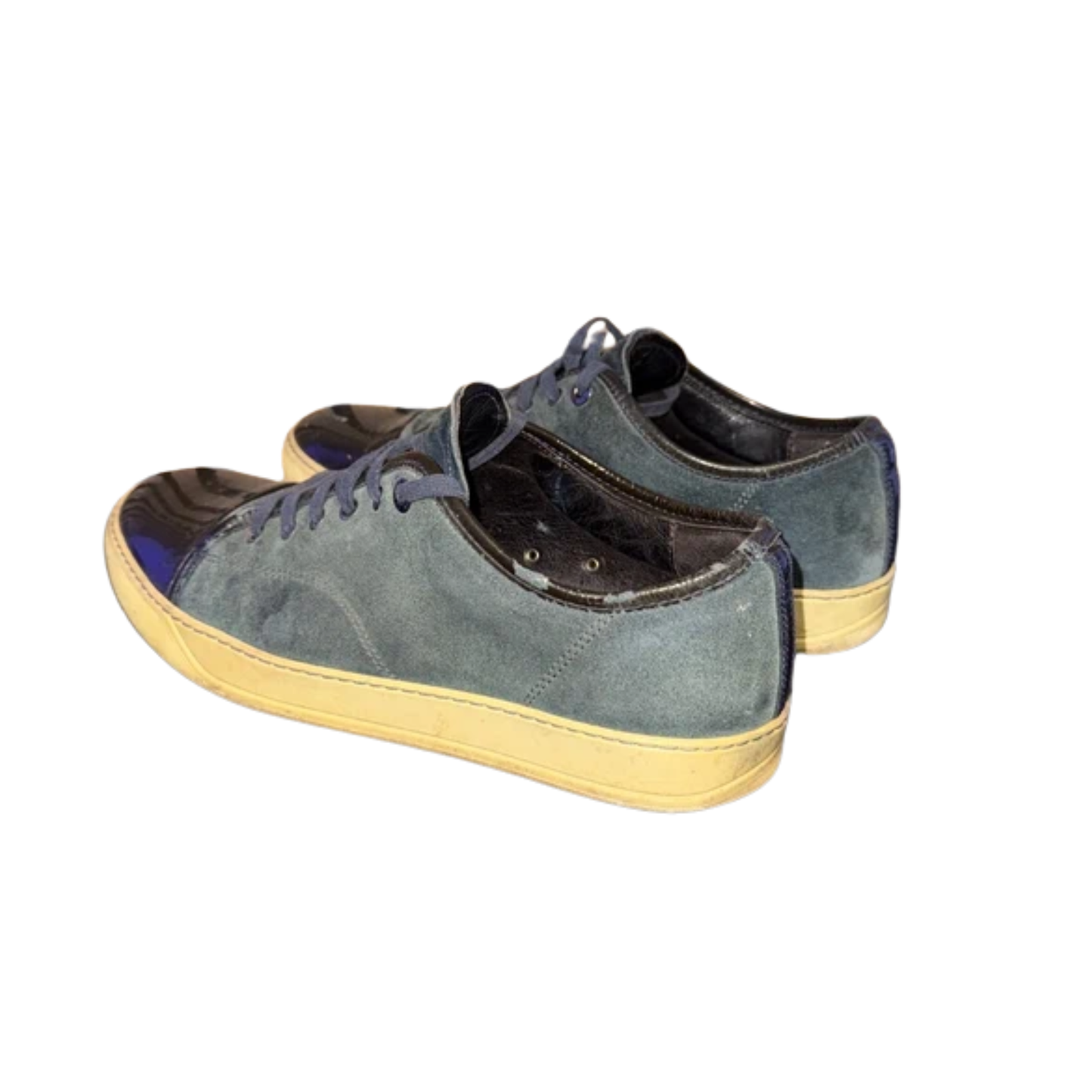 Lanvin Cap Toe Sneakers (Blue)