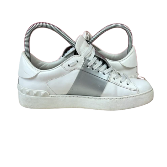 Valentino Open Sneakers (Silver) (Womens)
