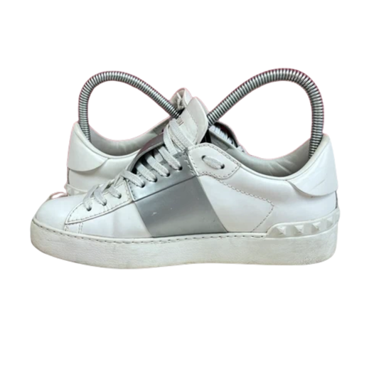 Valentino Open Sneakers (Silver) (Womens)