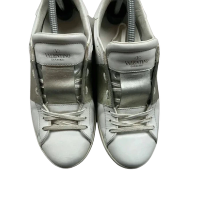 Valentino Garavani Open Sneakers (White silver)
