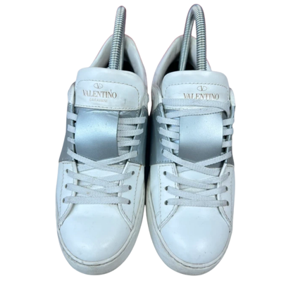 Valentino Open Sneakers (Silver) (Womens)