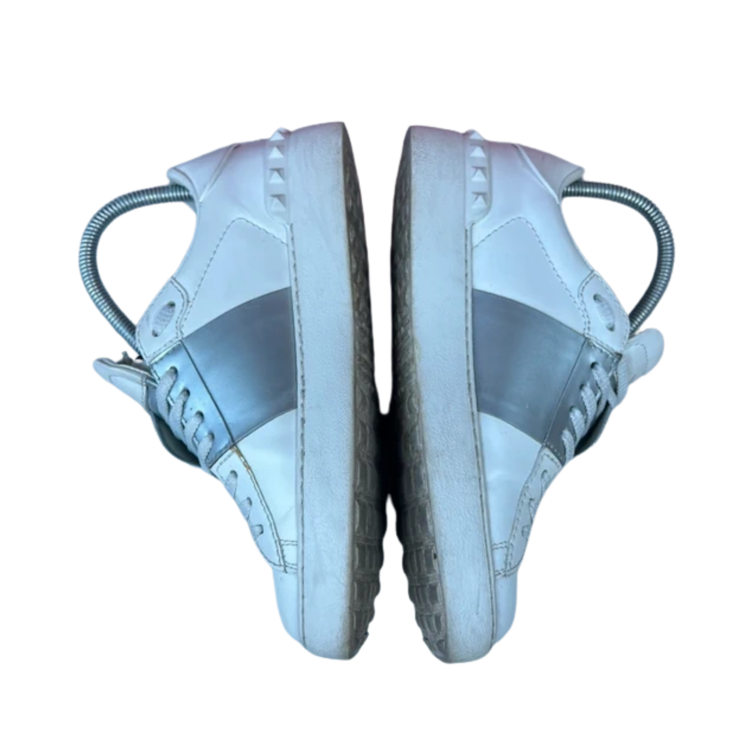 Valentino Open Sneakers (Silver) (Womens)