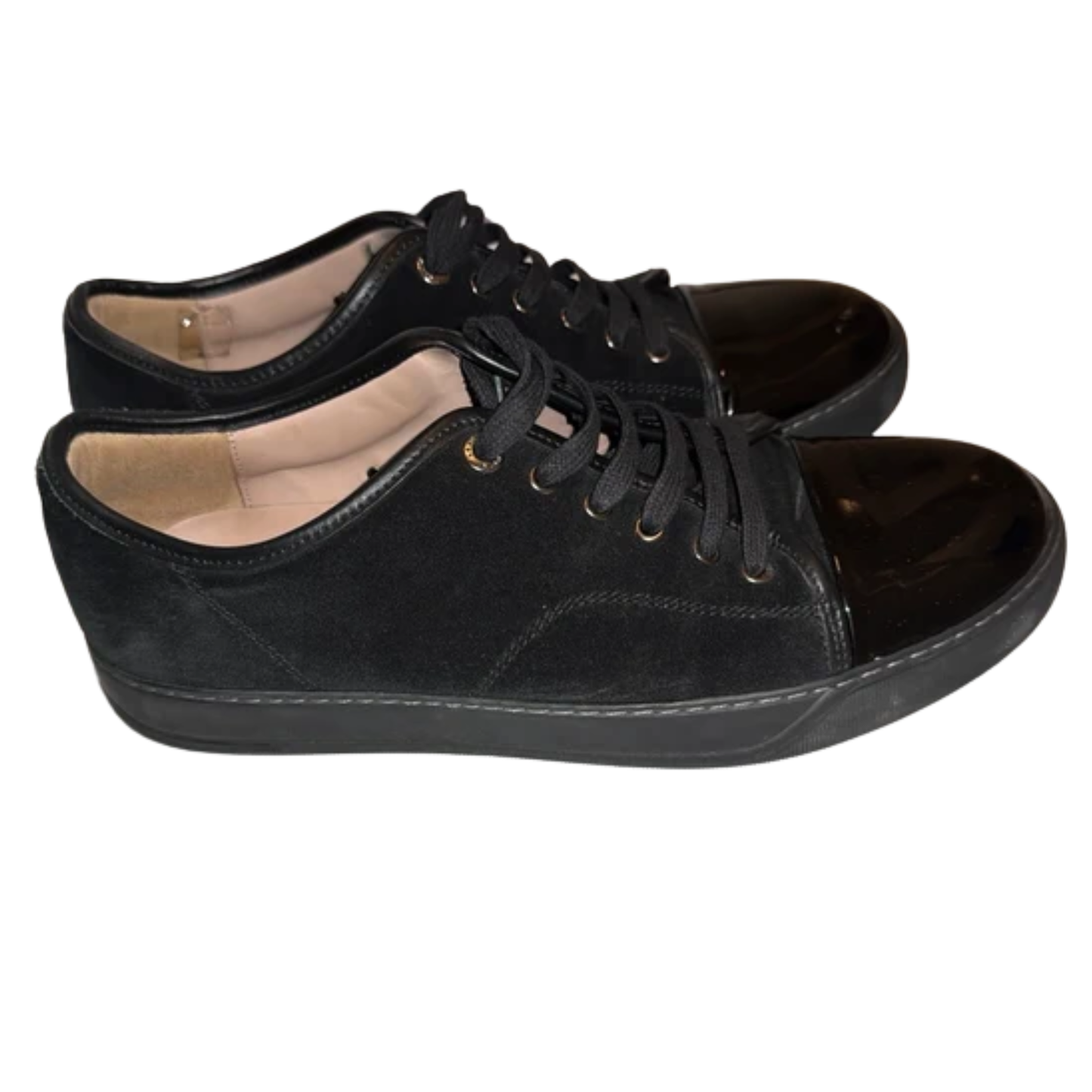Lanvin Cap Toe Sneakers (Black)