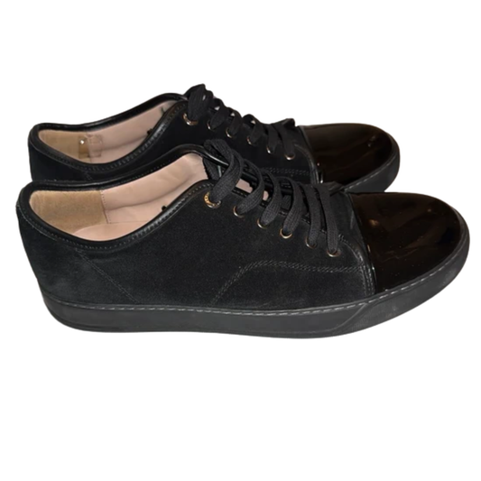 Lanvin Cap Toe Sneakers (Black)