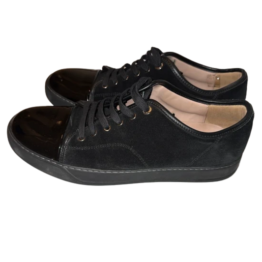 Lanvin Cap Toe Sneakers (Black)