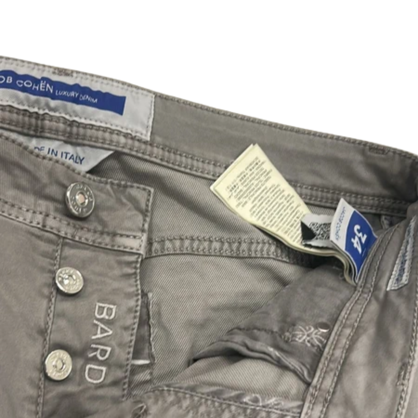 Jacob Cohën Bard Slim Fit Jeans (Grey) (New)