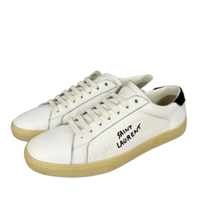 Saint Laurent SL 06 Sneakers (White)