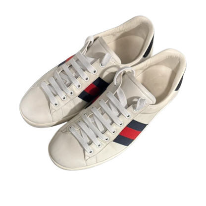Gucci Ace Sneakers (White)