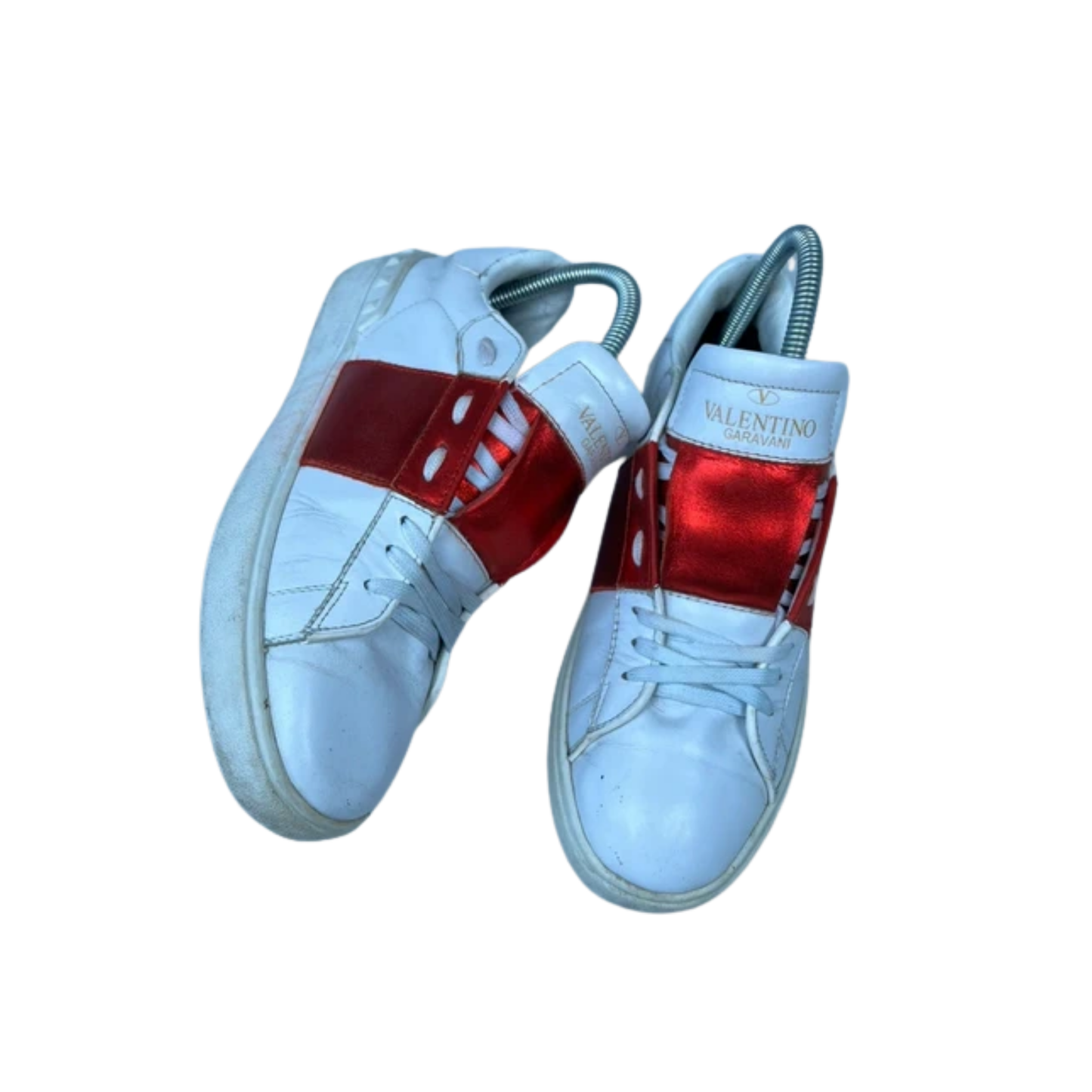 Valentino Open Sneakers (Red) (Womens)