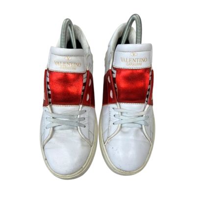 Valentino Open Sneakers (Red) (Womens)
