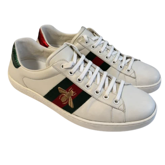 Gucci Ace Sneakers (White)