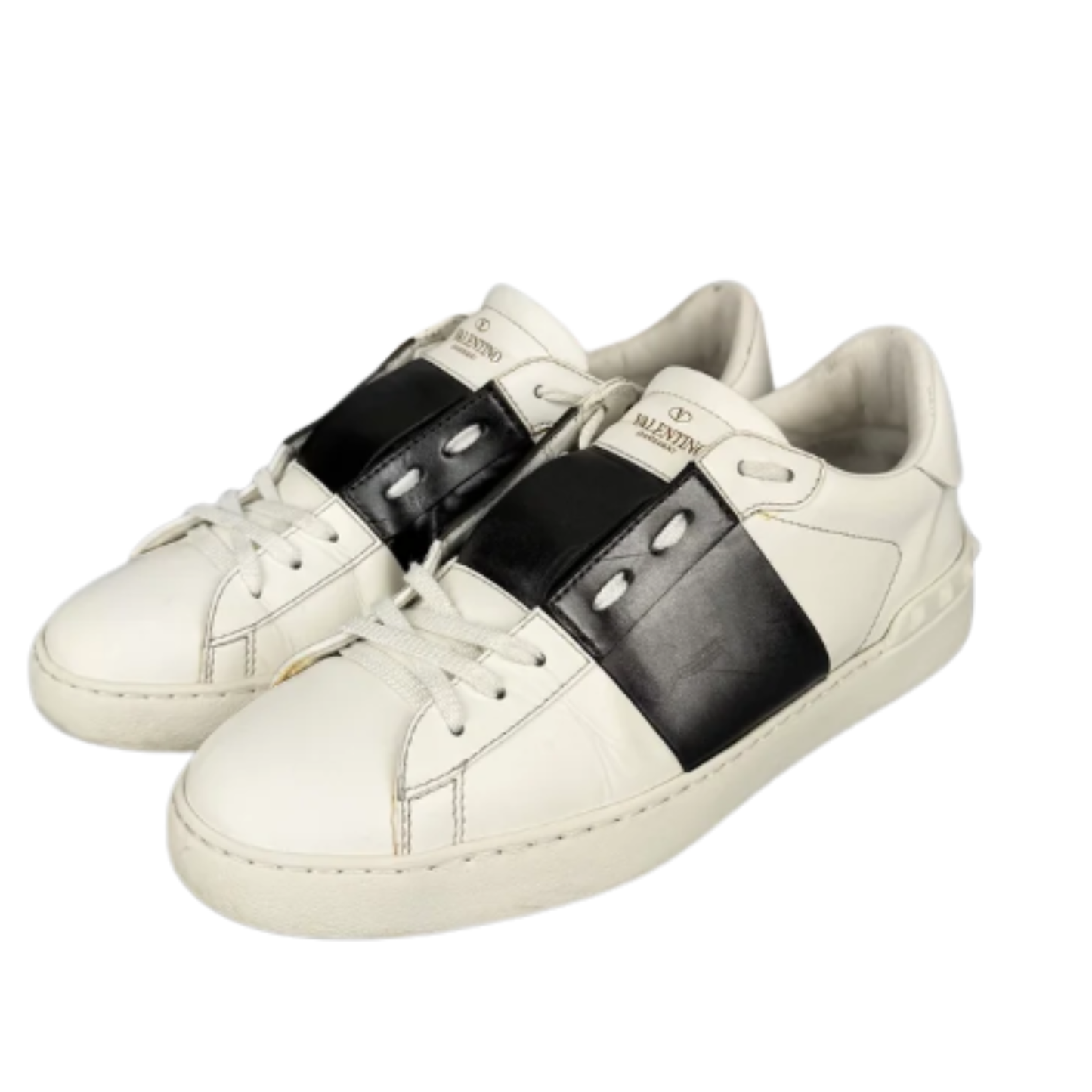 Valentino Garavani Open Sneakers (White Black)