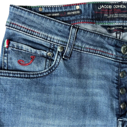 Jacob Cohën 622 Flag Slim fit Jeans (Navy)