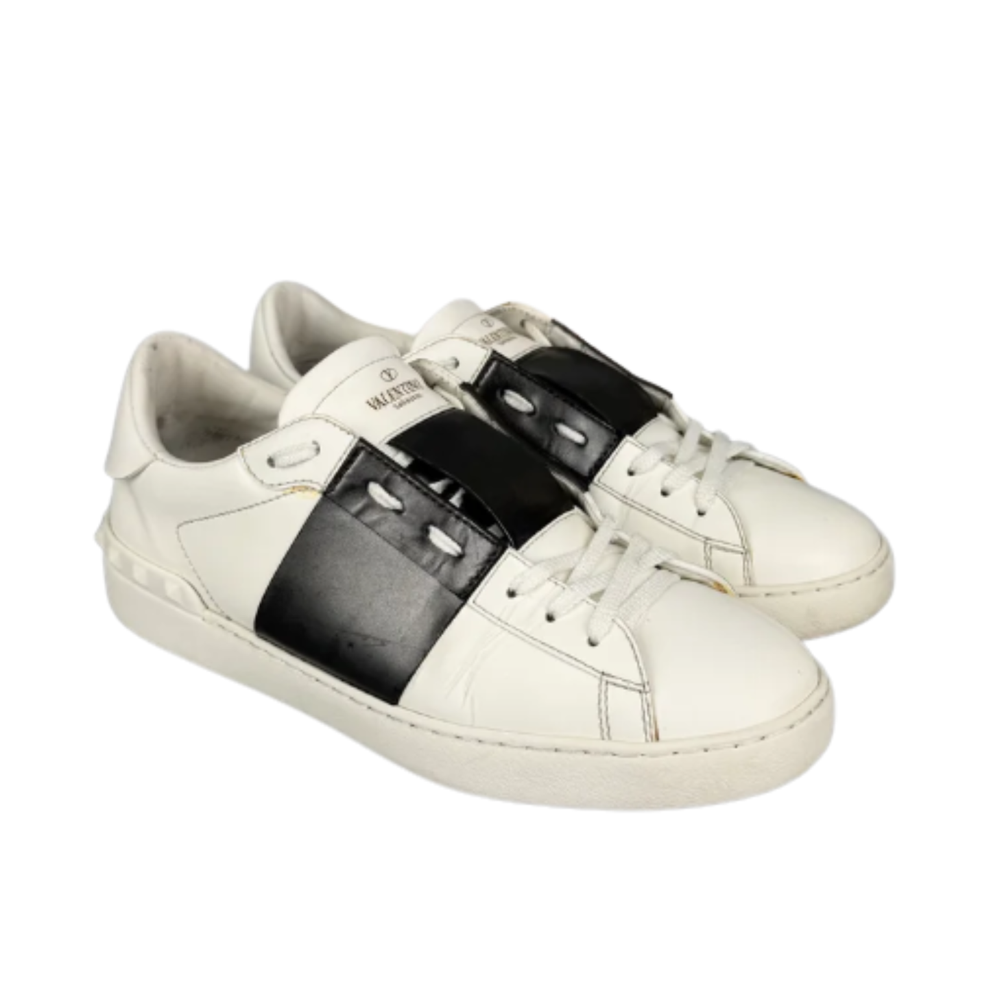 Valentino Garavani Open Sneakers (White Black)