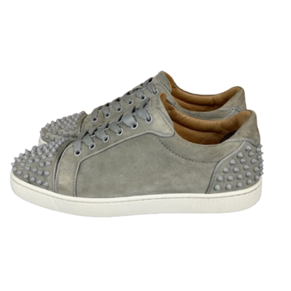 Christian Louboutin Louis Junior Spike Sneakers (Gray)