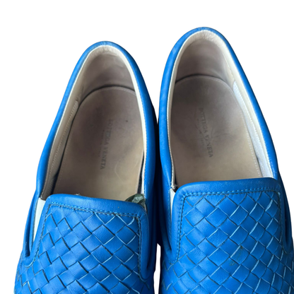 Bottega Veneta Low Slip-on Sneakers (Blue)