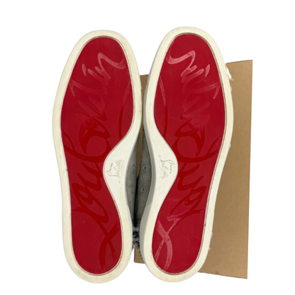 Christian Louboutin Louis Junior Spike Sneakers (Gray)