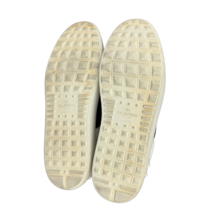 Valentino Garavani Open Sneakers (White Burgundy)