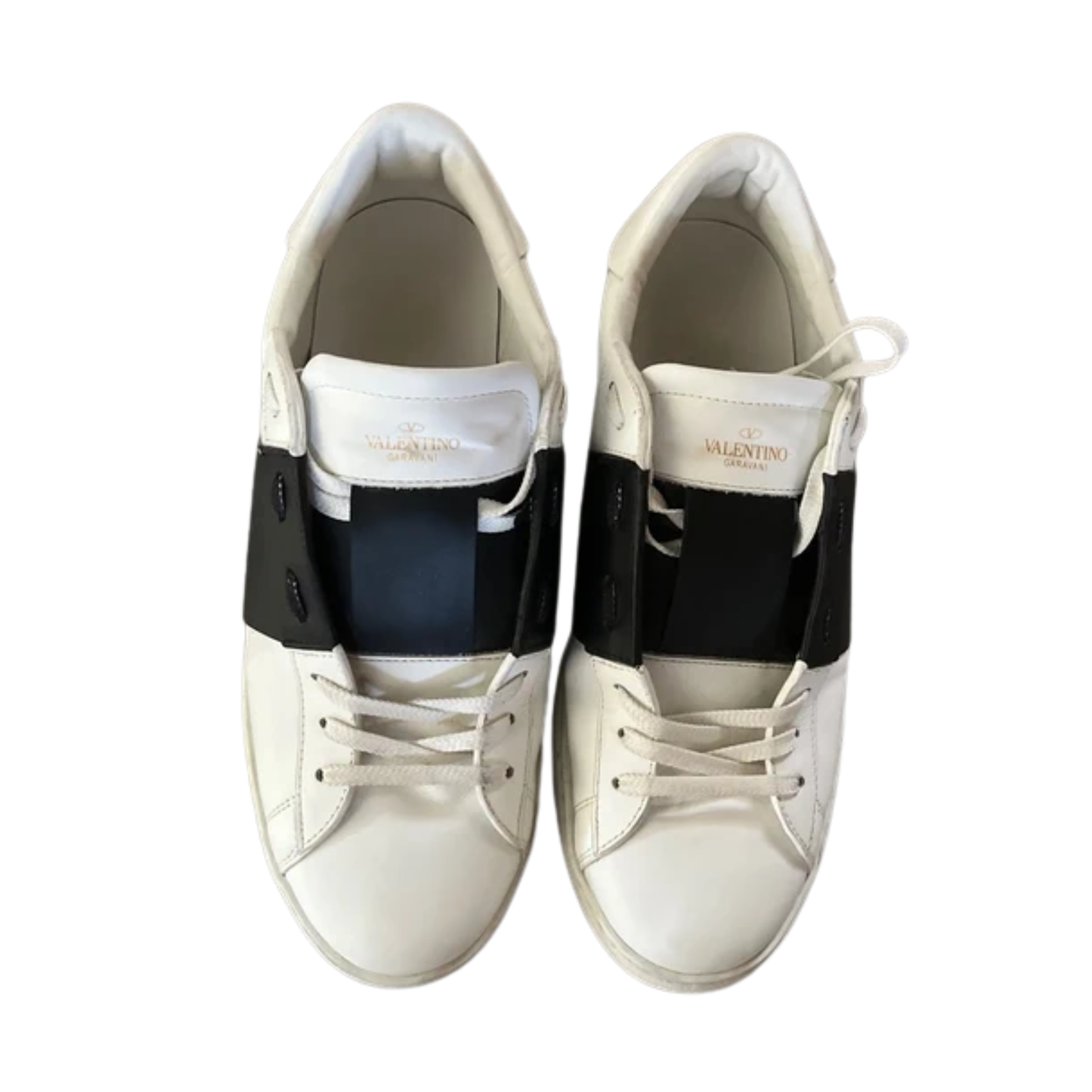 Valentino Garavani Open Sneakers (White Black)