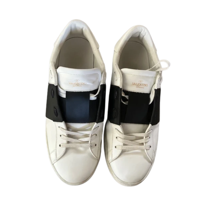 Valentino Garavani Open Sneakers (White Black)