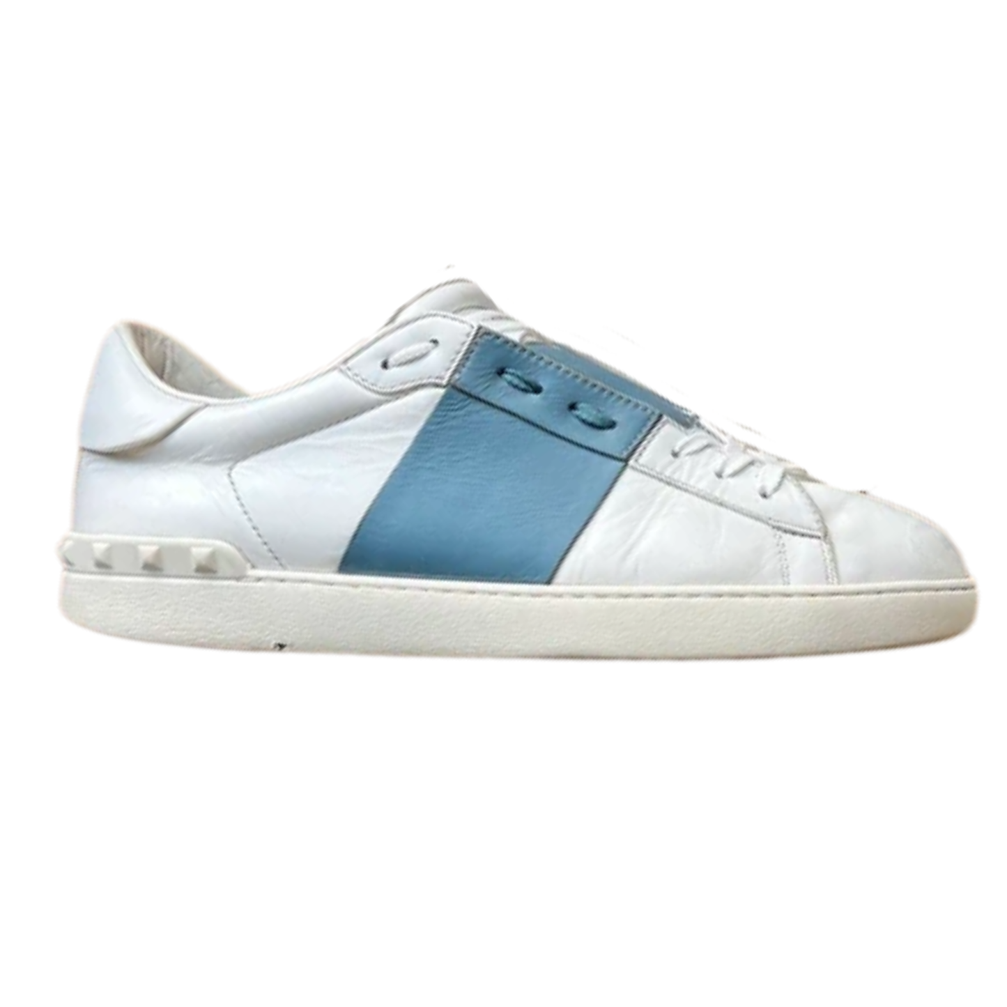 Valentino Garavani Open Sneakers (White Blue)
