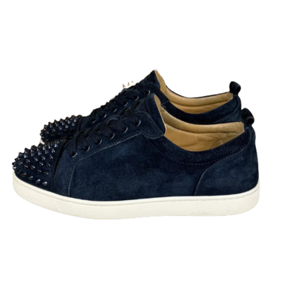 Christian Louboutin Louis Junior Spike Sneakers (Navy)