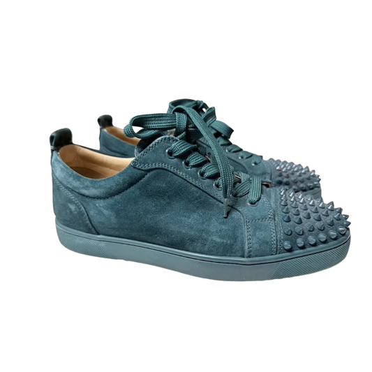 Christian Louboutin Louis Junior Spike Sneakers (Green)