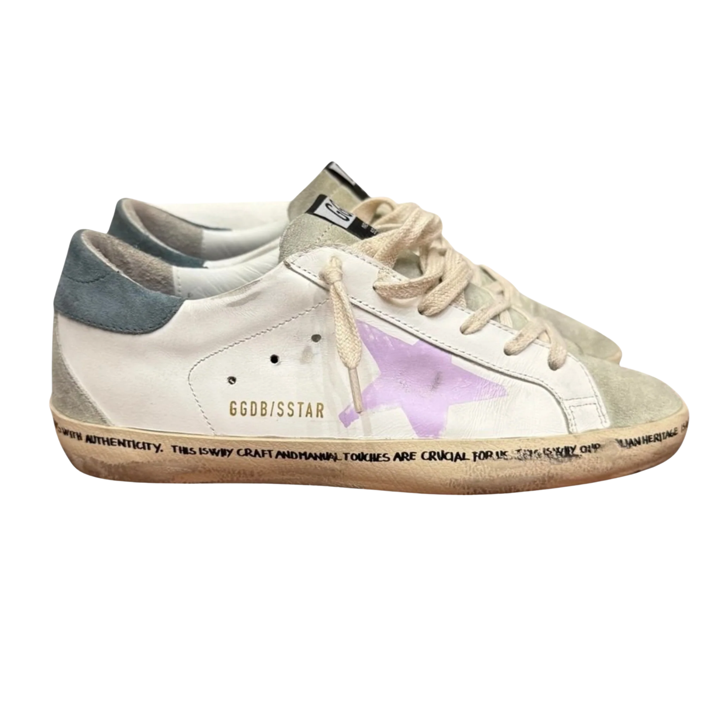 Golden Goose Superstar Sneakers (White) (Womens)