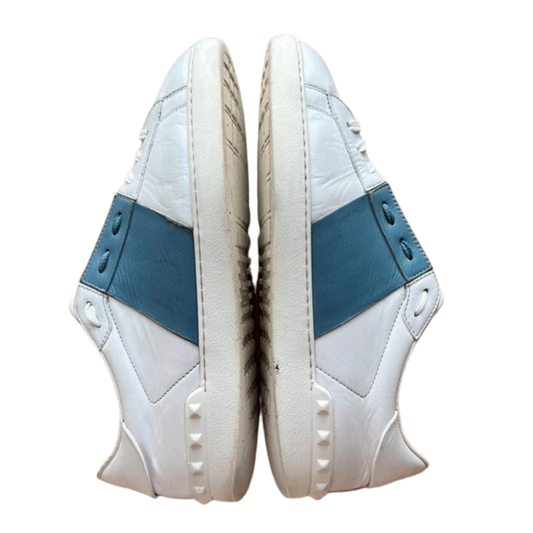 Valentino Garavani Open Sneakers (White Blue)