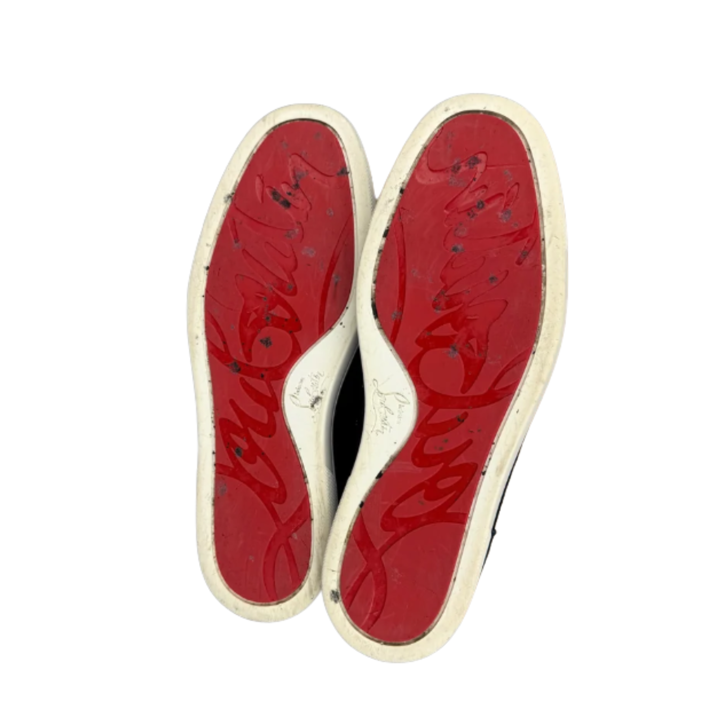 Christian Louboutin Louis Junior Spike Sneakers (Navy)