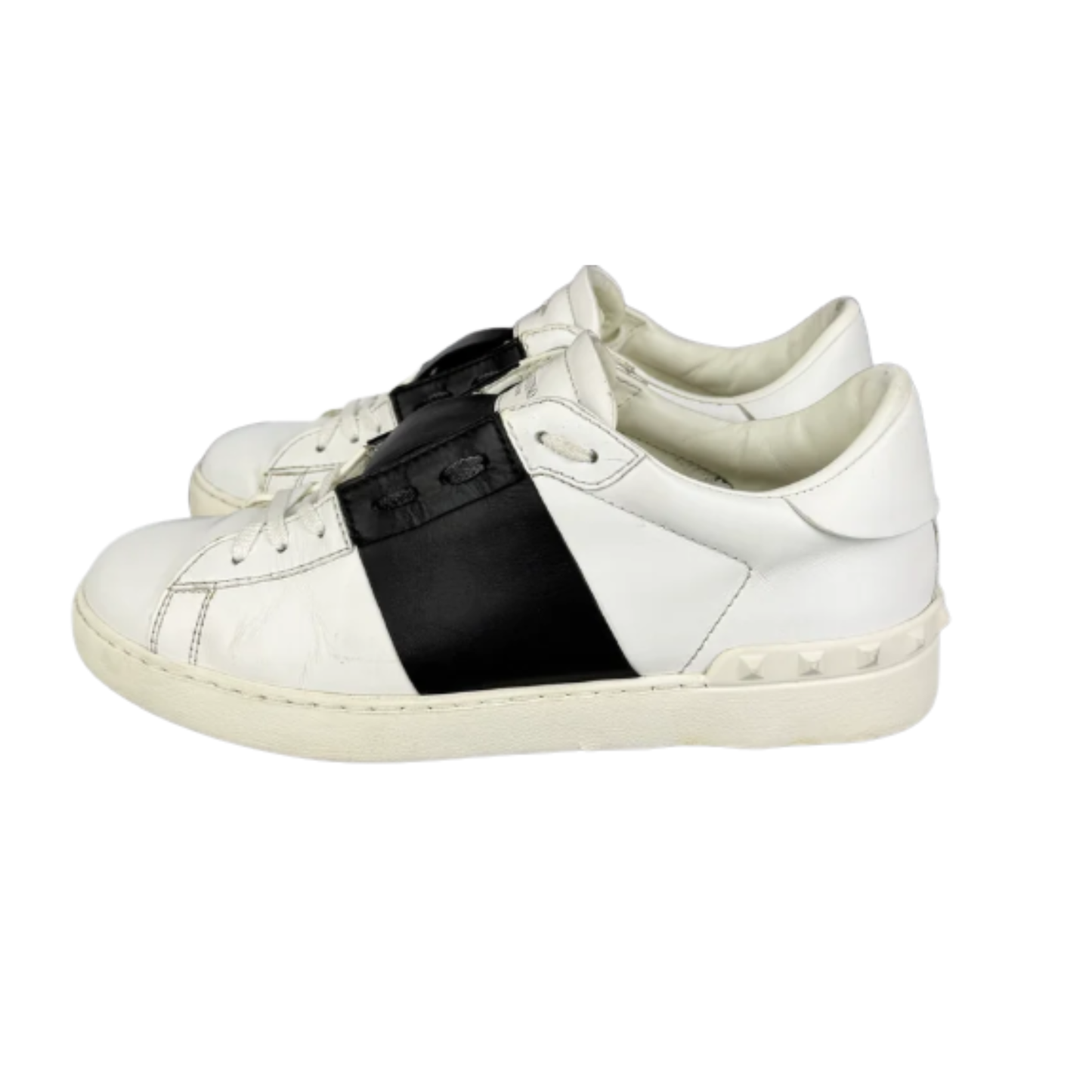 Valentino Garavani Open Sneakers (White Black)