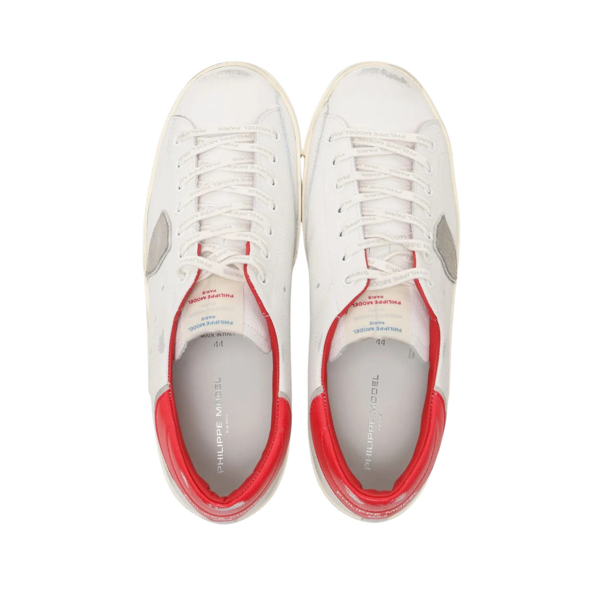 Philippe Model PRSX Sneakers (Red Heel) (New)