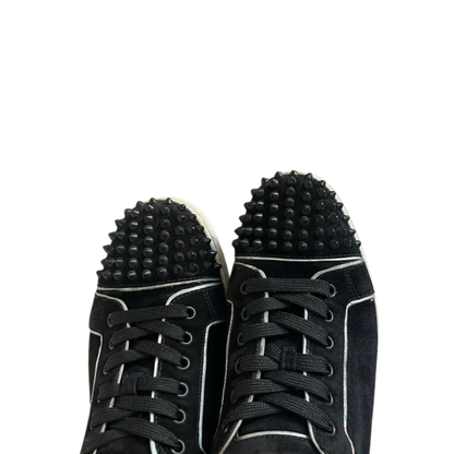 Christian Louboutin Louis Junior Spike Sneakers (Black)