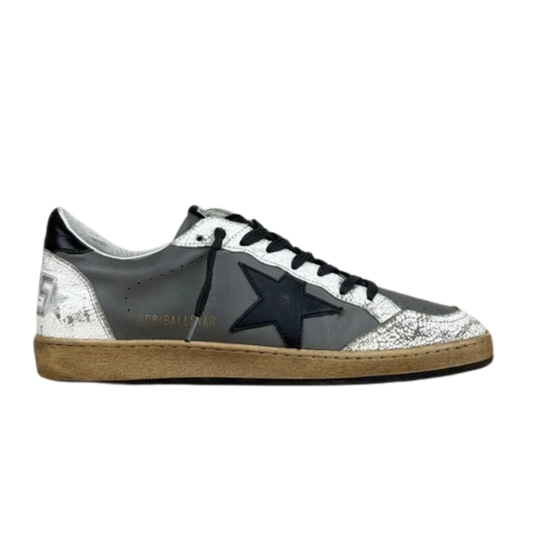 Golden Goose Ballstar Sneakers (White Grey) (New)