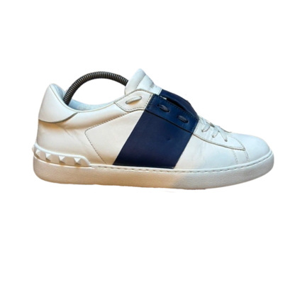 Valentino Garavani Open Sneakers (White Navy)