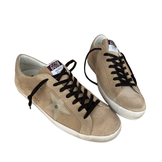 Golden Goose Superstar Sneakers (Beige) (New)