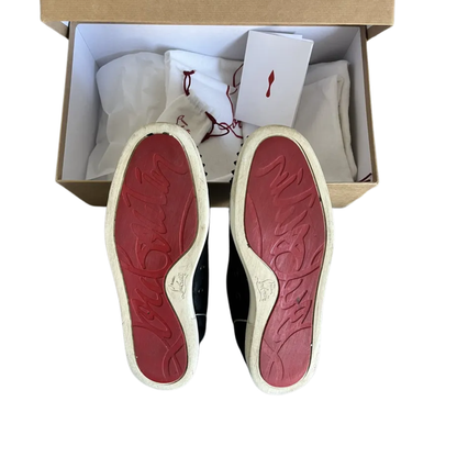 Christian Louboutin Louis Junior Spike Sneakers (Black)
