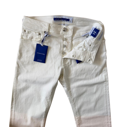 Jacob Cohën Bard Slim Fit Jeans (White) (New)