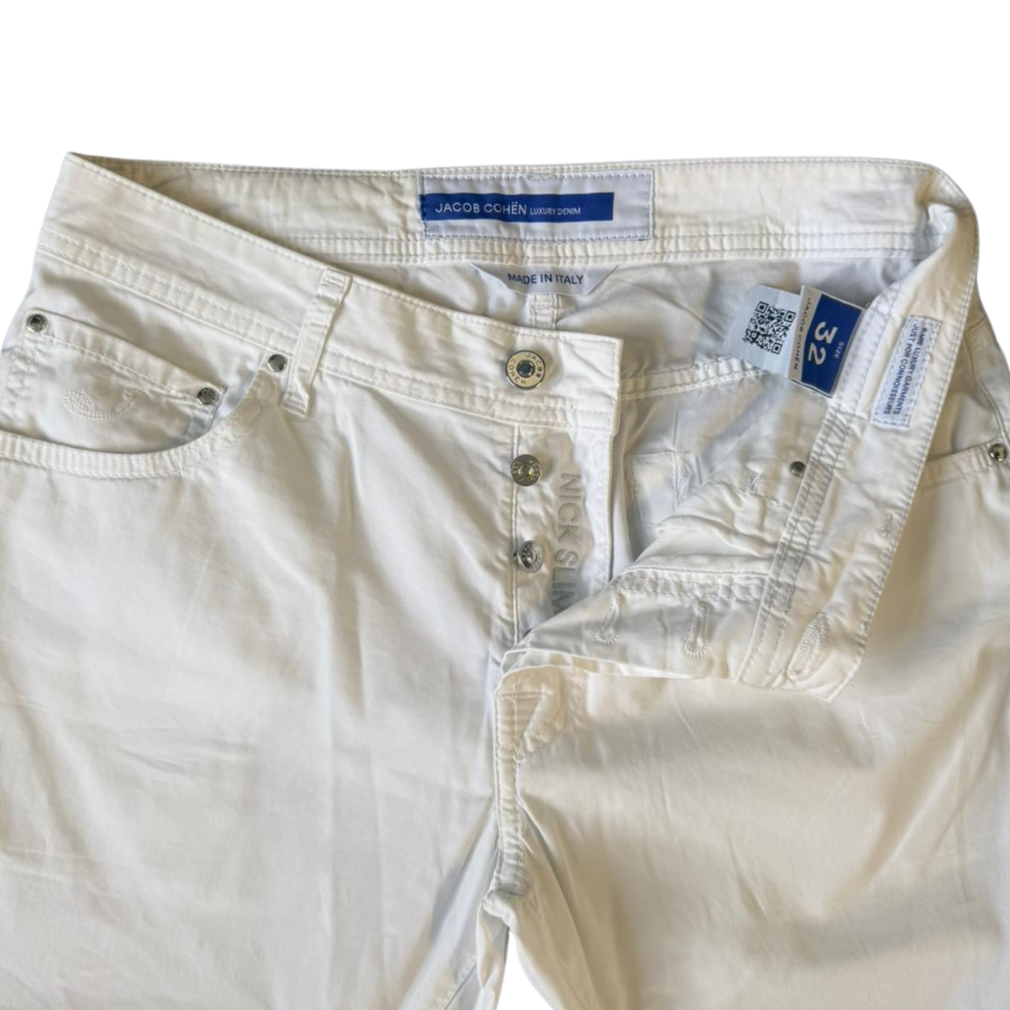 Jacob Cohën Nick Slim fit Jeans (White)