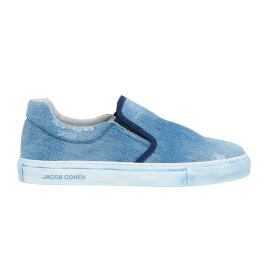 Jacob Cohën Slip On Sneakers (Blue) (New)