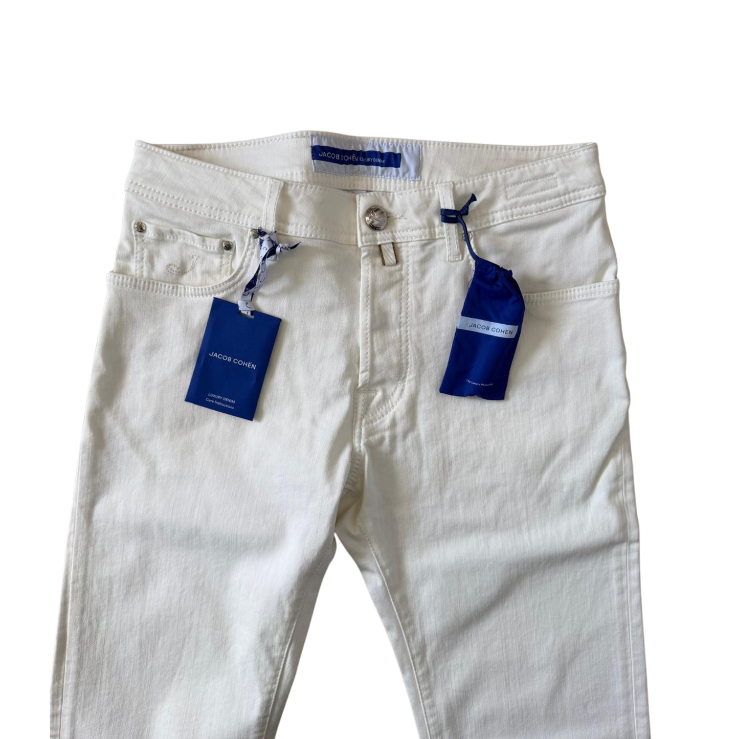 Jacob Cohën Bard Slim Fit Jeans (White) (New)