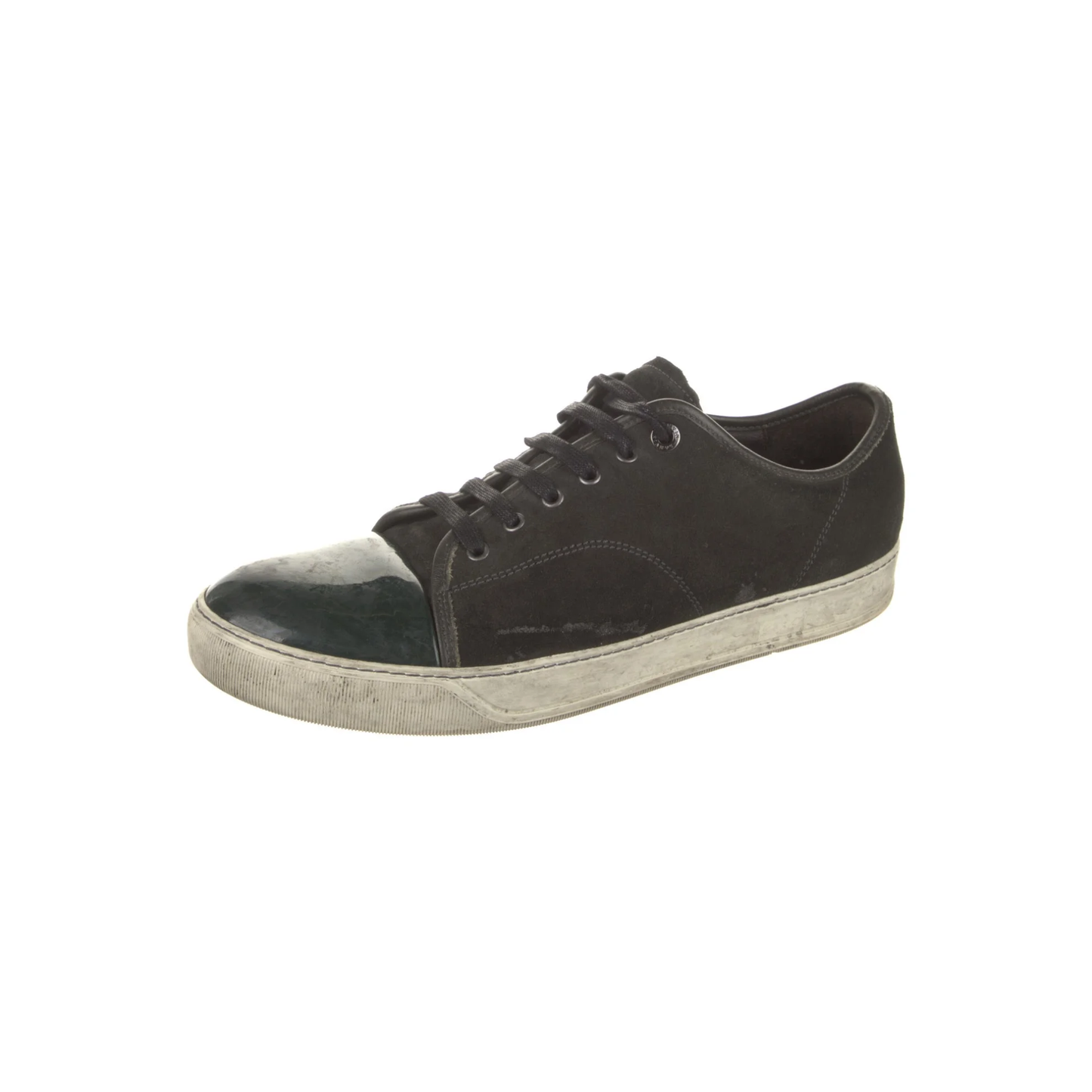 Lanvin Cap Toe Sneakers (Black)