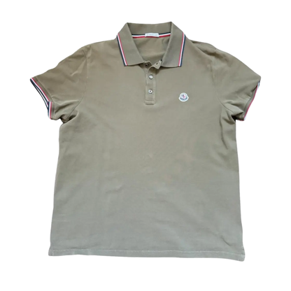 Moncler Maglia Polo Shirt (Khaki)
